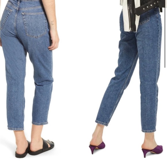 NWOT TopShop Straight Leg Jeans - Picture 2 of 7